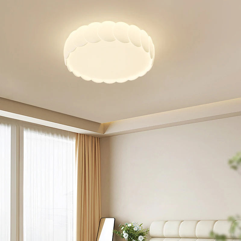 plafonnier cercle décoration éclairage simple design élégant moderne - vue 5 sur 8