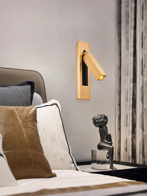applique murale led rotative avec interrupteur pour lecture - vue 6 sur 21