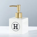 WHYOU Cermic Separate Shampoo Shower Gel Bottle, Liquid Soap Dispensers, Emulsion, Latex Hand Wish Bottles, Bathroom Accessories