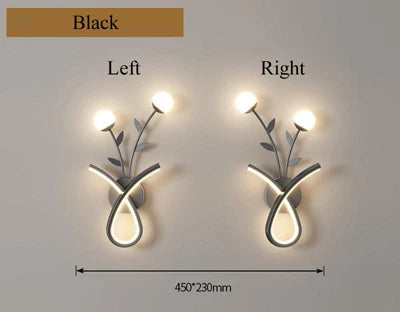applique murale led style nordique lumière créative design moderne - vue 13 sur 12