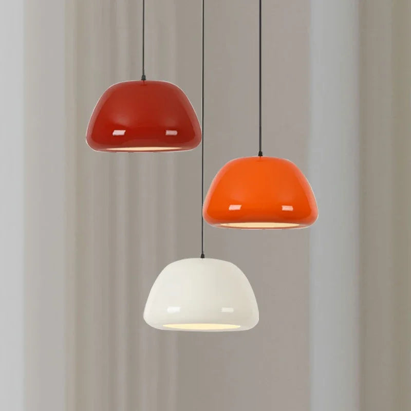 lampe led suspendue design nordique macaron pour décoration intérieure - vue 5 sur 10