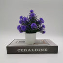 plantes artificielles bonsaï pot herbe décoratif pour bureau et jardin