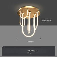lustre led dimmable postmoderne ceinture magique 2022 nouvelle tendance