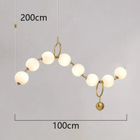 lustre moderne suspension pour éclairage intérieur suspendu