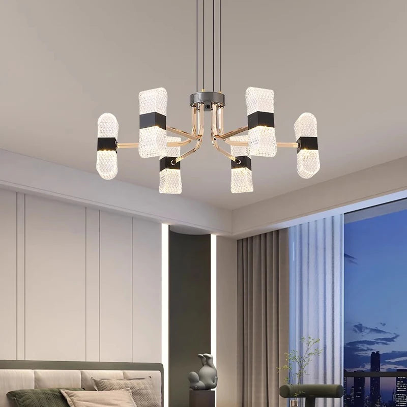 lustre décoratif design éclairage intérieur fantaisie - vue 7 sur 9