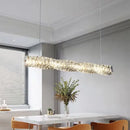 Lustre Led suspendu en cristal K9 de luxe