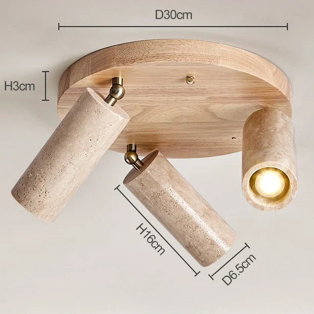 plafonnier led japonais style vintage pour intérieur et extérieur - vue 7 sur 8