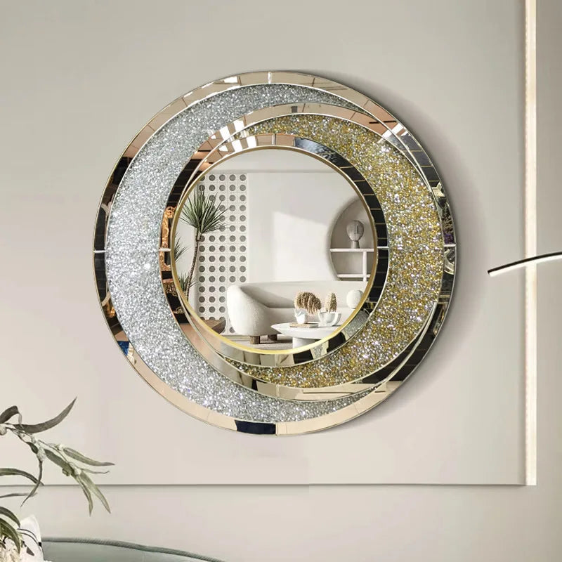 miroir rond de luxe à suspendre pour décoration intérieure - vue 3 sur 6