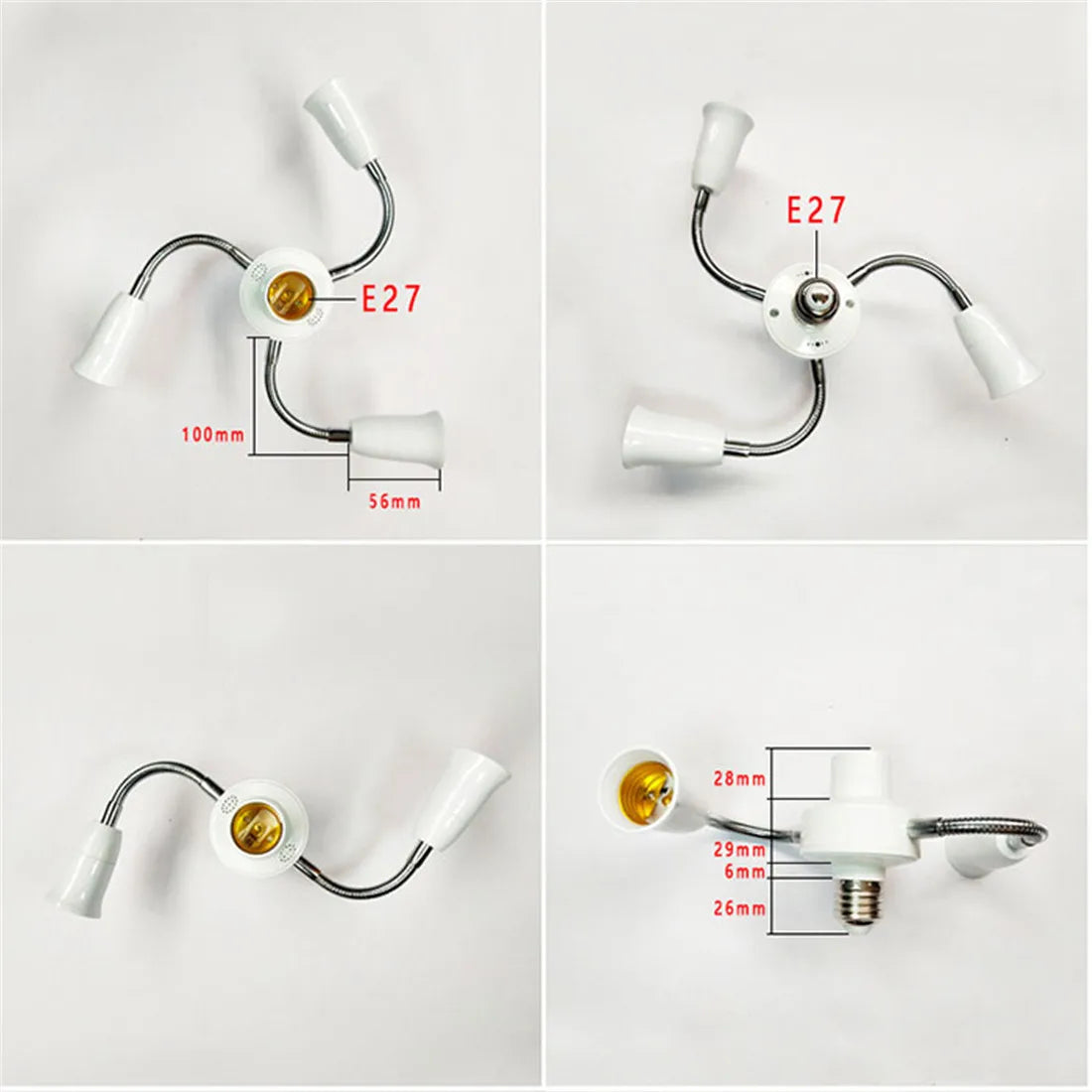 Plafonnier à spots ajustable avec adaptateur multi-voies - vue 5 sur 11