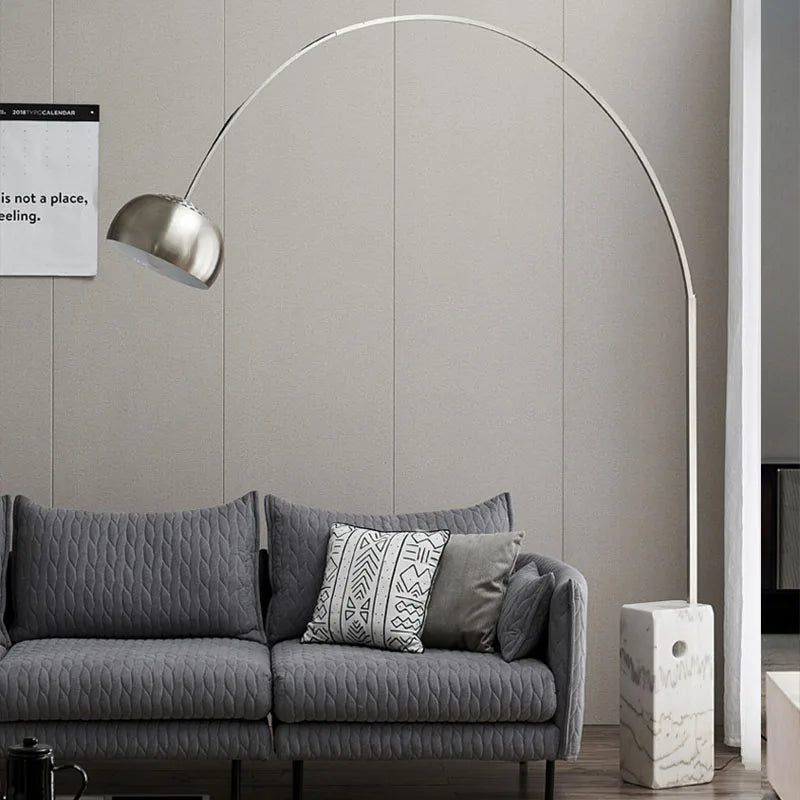 Minimalist Italian Nordic fishing floor lamp - vue 3 sur 9