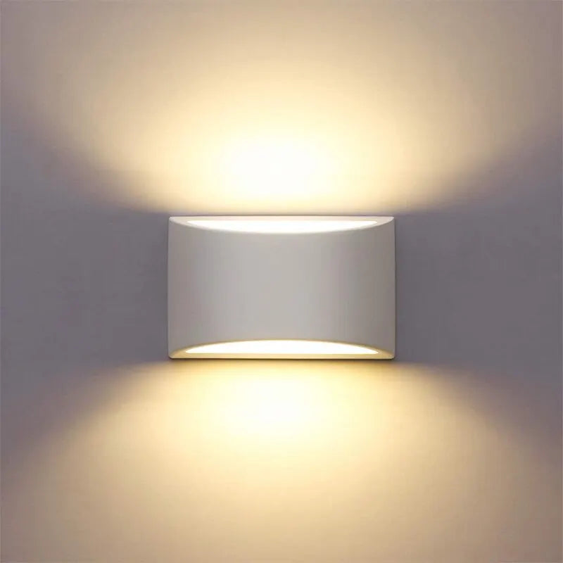 applique murale led design moderne éclairage haut et bas - vue 6 sur 7