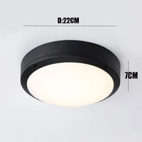 (WECUS) Outdoor Moisture/Anti-mosquito Ceiling Light, LED Villa Courtyard Corridor/Balcony/Aisle/Bathroom/Kitchen Ceiling Light