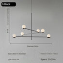 Minimalist postmodern pendant light for elegant interior décor