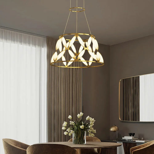 lustre led minimaliste abat-jour fantaisie pour noël