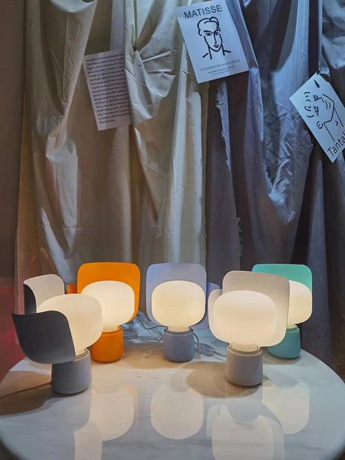Lampe à poser LED en métal coloré krollet - vue 8 sur 14