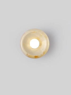 Modern luxury jade LED wall light for hotel and villa
