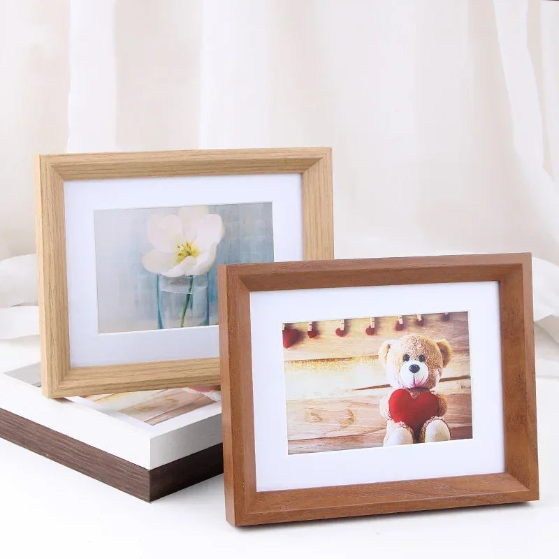 Minimalist wooden photo frame for interior decor and gifts - vue 5 sur 11