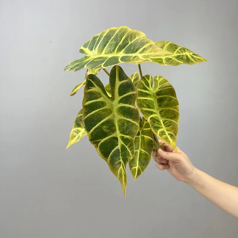 lot de 2 feuilles artificielles pour décoration de fête automne - vue 10 sur 10