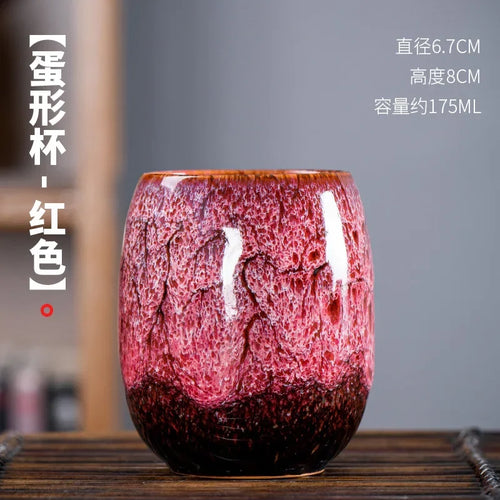 Tasse thé kung fu céramique style tianmu artisanal