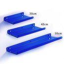 Acrylic Shelf for Wall Storage,Floating Bookshelves,Display Shelf Organizer for Bathroom,Bedroom,Living Room,Kitchen,Room Decor