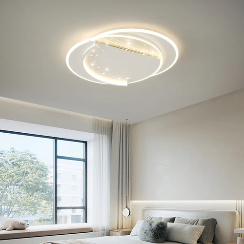 Modern minimalist ceiling light for decorative indoor lighting - vue 6 sur 10