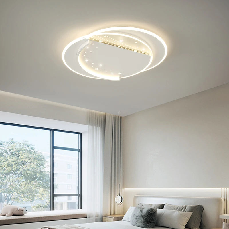 Modern minimalist ceiling light for decorative indoor lighting - vue 6 sur 10