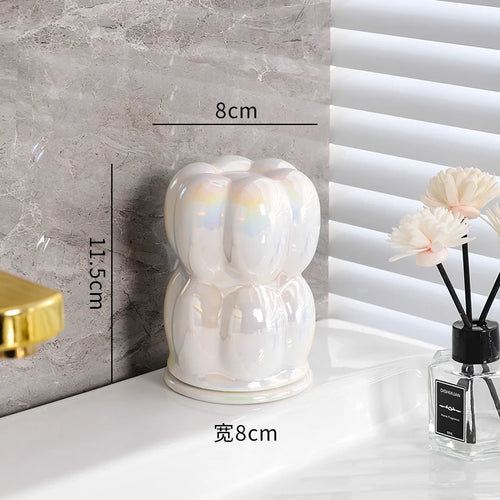 décoration de salle de bain luxe nuages créatifs en céramique