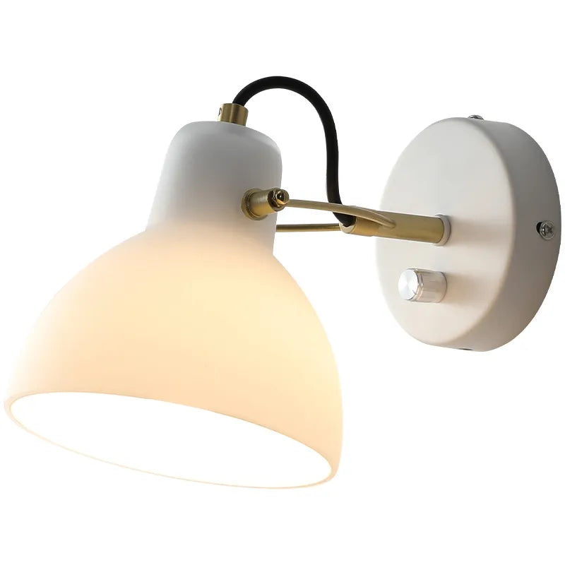 lampe de chevet allée d'entrée ajustable en verre - vue 5 sur 6