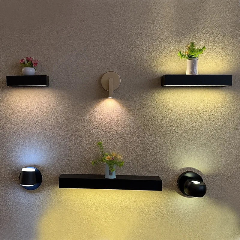 applique murale led imperméable d'extérieur pour jardin et garage - vue 6 sur 12