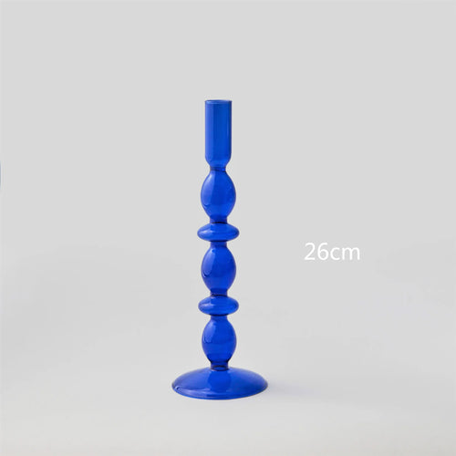 bougeoir décoratif en verre moderne pour événements et décoration intérieure - vue 16 sur 16