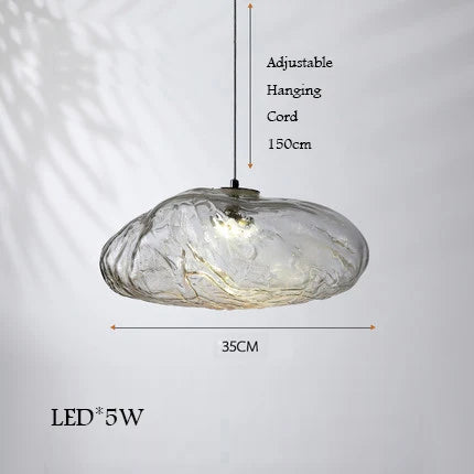 lustre en verre design nuage pour intérieur décoratif lumineux - vue 15 sur 21