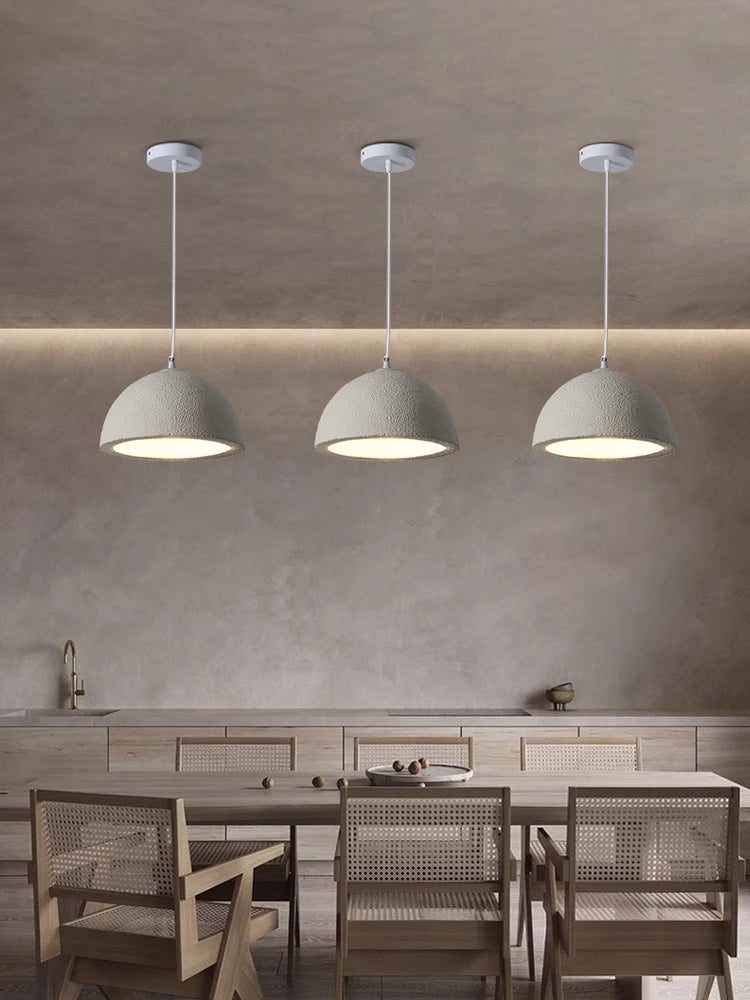 Nordic minimalist wabi sabi chandelier for restaurant and bar - vue 3 sur 11