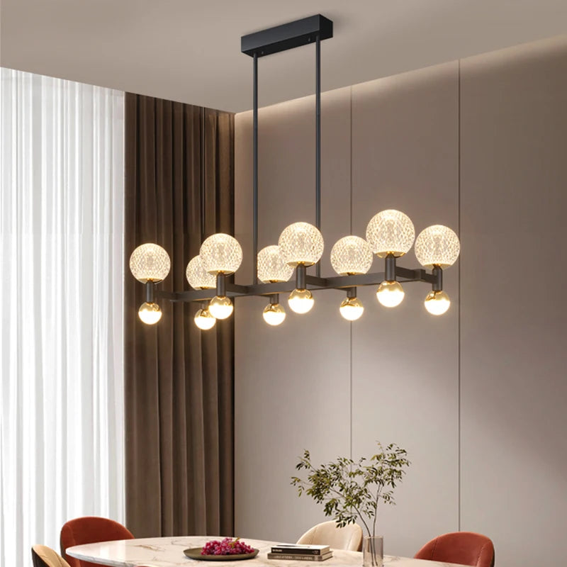 lustre led pour intérieur avec éclairage de plafond - vue 3 sur 6