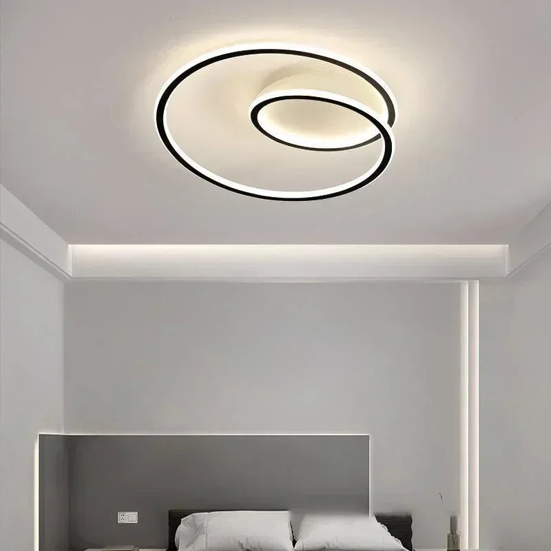lustre moderne à leds pour décoration intérieure élégante - vue 4 sur 8