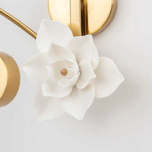 applique murale à led lotus pour décoration intérieure moderne