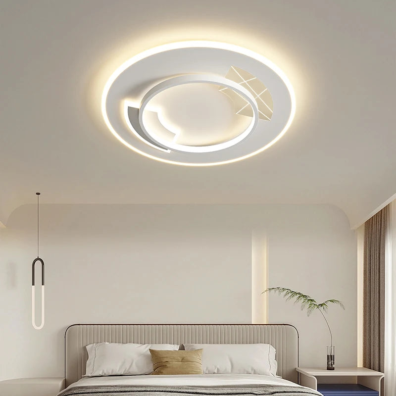 Minimalist modern nordic ceiling light set - vue 5 sur 14
