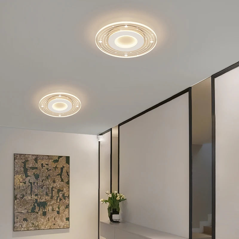 Plafond moderne à LEDs lumières pour chambre salle d'étude salon salle à manger lampes suspendues pour plafonniers meubles d'intérieur modernes - vue 4 sur 10