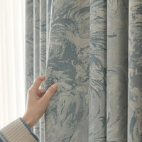Rideau occultant motifs modernes pour chambre salon