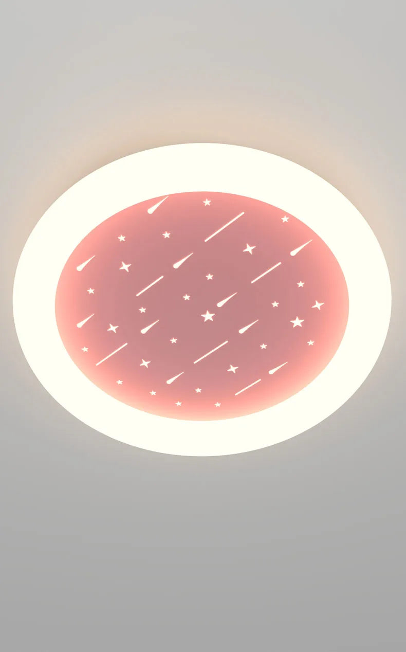 lustre led moderne pour enfants effet pluie de météores 2022 - vue 11 sur 12