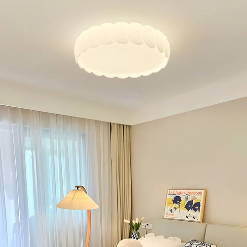 plafonnier cercle décoration éclairage simple design élégant moderne