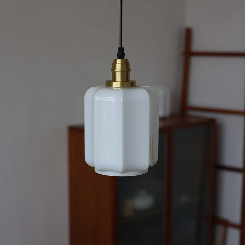 suspension en verre japonais design scandinave pour intérieur élégant - vue 4 sur 8