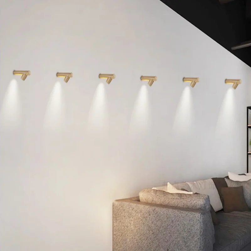 applique murale led minimaliste en bambou style nordique créative
