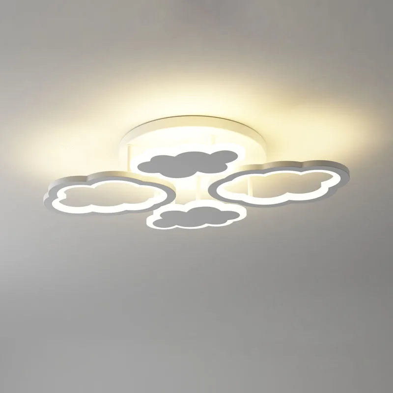lustre moderne nuage lumière dessin animé créatif décoration éclairage intérieur - vue 6 sur 10