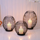 European Metal Lantern Candlestick,Arts and crafts ornaments,Gold Black Candle Holder,Home Decoration