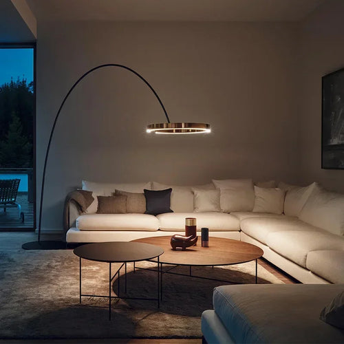 Lampadaire LED style italien décor intérieur - vue 5 sur 18