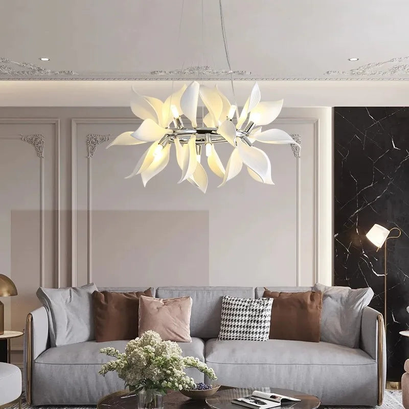 lustre moderne led nordique pour hôtel villa brillant - vue 11 sur 10