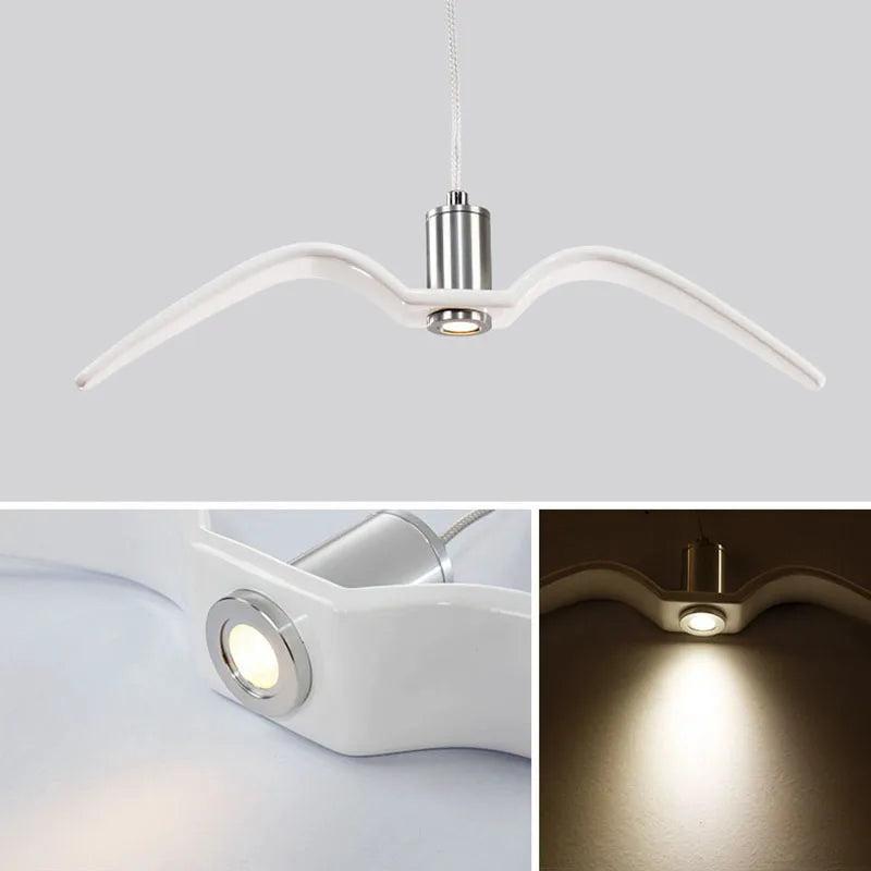suspension Moderne créatif oiseau mouettes