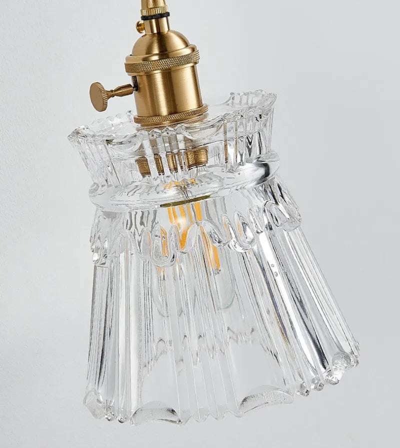 Suspension en verre au design nordique moderne - vue 5 sur 12