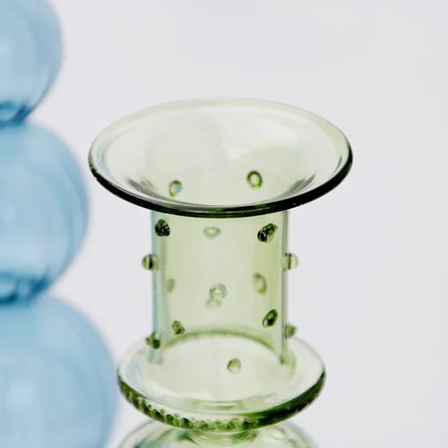 bougeoir en verre pour décoration de mariage et centre de table - vue 6 sur 11