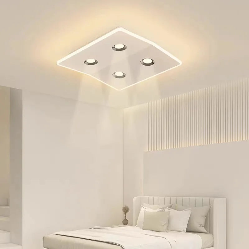 Plafonnier led moderne pour décor maison luminaire allée balcon - vue 5 sur 12
